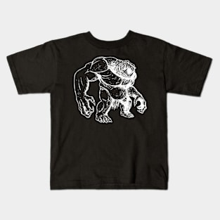 Devourer (white line) Kids T-Shirt